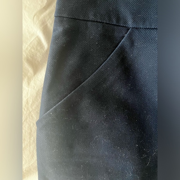 Navy Blue J Crew Pencil Skirt w Pocket Detail Size 2 - Picture 2 of 4